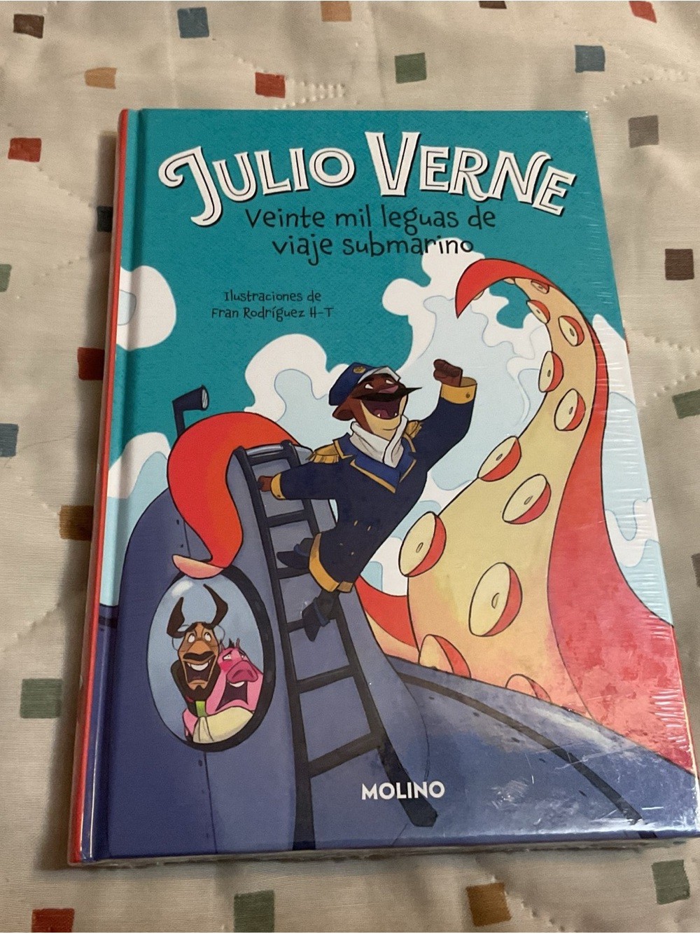 Julio Verne Veinte Mil Leguas de Viaje Submarino - Turquoise Hardcover